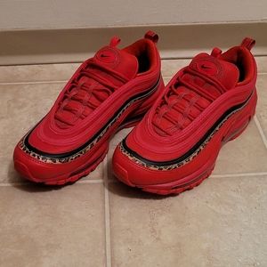 Nike Air Max 97 sneakers - Leopard pack red, women's size 9